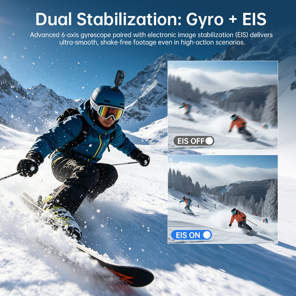 4K Mini Body Action Cameras POV Body CaCamera with Audio Video Recording, PortaWearable Waterproof Thumb Camera for MVlogging Skiing Cycling Hiking